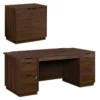 Home Square 2-Piece Set With Excutive Desk & Utility Stand Libary Base 2 Home Square 2-Piece Set With Excutive Desk & Utility Stand Libary Base -CYMAX Sales 2568637 L