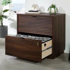 Home Square 2-Piece Set With Credenza Desk & 2-Drawer Lateral File Cabinet -CYMAX Sales 2568638 13 L