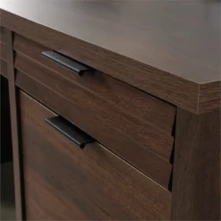 Home Square 2-Piece Set With Computer Credenza Desk & Small Filing Cabinet -CYMAX Sales 2568639 4 L