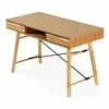 Limari Home Casey 48" Rectangular Modern Solid Wood Office Desk In Oak Finish -CYMAX Sales 2568909 L