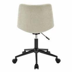 New Pacific Direct Claire 22" Fabric And Plywood Swivel Office Chair In Cream -CYMAX Sales 2568982 3 L