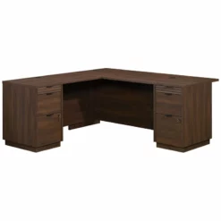 Home Square 2-Piece Set With L-Shaped Computer Desk & Small Filing Cabinet -CYMAX Sales 2570328 2 L