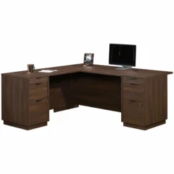 Home Square 2-Piece Set With L-Shaped Computer Desk & Small Filing Cabinet -CYMAX Sales 2570328 6 L