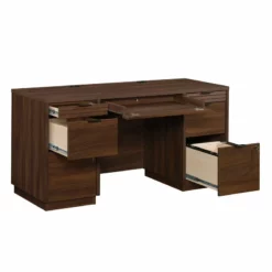 Home Square 2-Piece Set With 60" Credenza Desk & 2-Drawer Lateral File Cabinet -CYMAX Sales 2570330 10 L