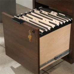 Home Square 2-Piece Set With 60" Credenza Desk & Filing Cabinet Credenza -CYMAX Sales 2570331 15 L