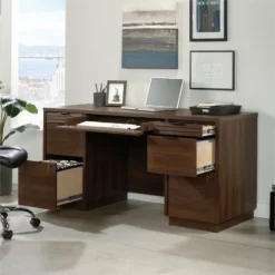 Home Square 2-Piece Set With 60" Credenza Desk & Filing Cabinet Credenza -CYMAX Sales 2570331 3 L