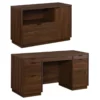 Home Square 2-Piece Set With 60" Credenza Desk & Filing Cabinet Credenza 1 Home Square 2-Piece Set With 60" Credenza Desk & Filing Cabinet Credenza -CYMAX Sales 2570331 L
