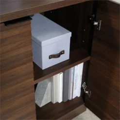 Home Square 2-Piece Set With 60" Credenza Desk And Utility Stand Libary Base 40 Home Square 2-Piece Set With 60" Credenza Desk And Utility Stand Libary Base -CYMAX Sales 2570332 18 L