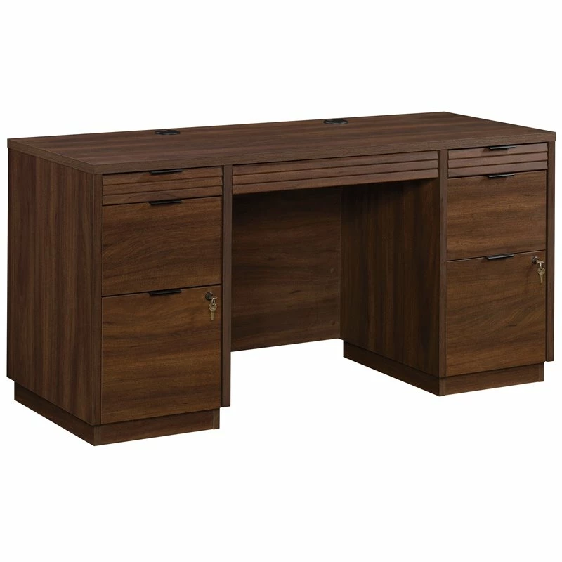 Home Square 2-Piece Set With 60" Credenza Desk And Utility Stand Libary Base 5 Home Square 2-Piece Set With 60" Credenza Desk And Utility Stand Libary Base - Image 3