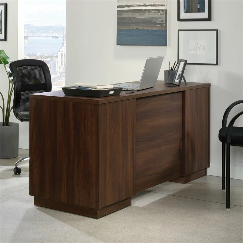 Home Square 2-Piece Set With 60" Credenza Desk And Utility Stand Libary Base 8 Home Square 2-Piece Set With 60" Credenza Desk And Utility Stand Libary Base - Image 6