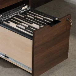 Home Square 2-Piece Set With 60" L-Shaped Computer Desk & Small Filing Cabinet -CYMAX Sales 2570334 14 L