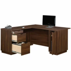 Home Square 2-Piece Set With 60" L-Shaped Computer Desk & Stand Libary Base 30 Home Square 2-Piece Set With 60" L-Shaped Computer Desk & Stand Libary Base -CYMAX Sales 2570335 8 L