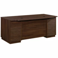 Home Square 2-Piece Set With Excutive Desk & Hutch In Spiced Mahogany -CYMAX Sales 2570341 9 L