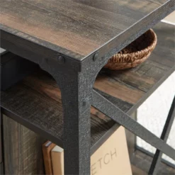 Home Square 2-Piece Set With Computer Desk & Lateral File In Carbon Oak -CYMAX Sales 2570348 16 L