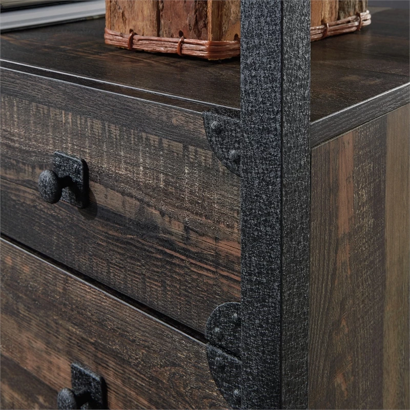 Home Square 2-Piece Set With L-Shaped Desk & Lateral File In Carbon Oak 22 Home Square 2-Piece Set With L-Shaped Desk & Lateral File In Carbon Oak - Image 20