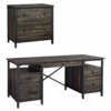 Home Square 2-Piece Set With Executive Desk & Lateral File In Carbon Oak 1 Home Square 2-Piece Set With Executive Desk & Lateral File In Carbon Oak -CYMAX Sales 2570360 L