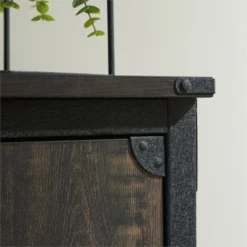 Home Square 3-Piece Set With Executive Desk Lateral File & Hutch In Carbon Oak -CYMAX Sales 2570362 14 L