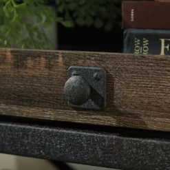 Home Square 3-Piece Set With Executive Desk Large Hutch & Lateral File -CYMAX Sales 2570366 15 L