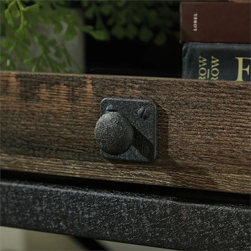 Home Square 2-Piece Set With Executive Desk & Large Hutch In Carbon Oak 19 Home Square 2-Piece Set With Executive Desk & Large Hutch In Carbon Oak - Image 17