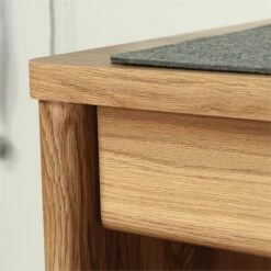 Sauder Dover Edge Engineered Wood Computer Desk In Timber Oak Finish -CYMAX Sales 2570428 9 L