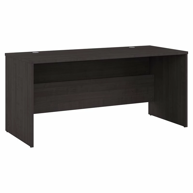 Bestar Ridgeley Contemporary Engineered Wood Desk Shell In Charcoal Maple 3 Bestar Ridgeley Contemporary Engineered Wood Desk Shell In Charcoal Maple