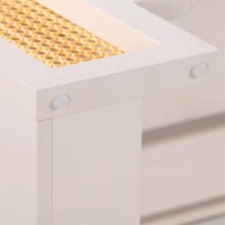 TOV Furniture Suzie Cream & Rattan Desk -CYMAX Sales 2573705 5 L