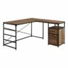 UrbanPro Rustic Wood L-Shaped Computer Desk With Storage In Rustic Oak 2 UrbanPro Rustic Wood L-Shaped Computer Desk With Storage In Rustic Oak -CYMAX Sales 2577184 26 L
