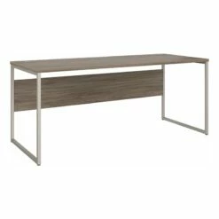 UrbanPro Modern Engineered Wood Computer Table Desk In Hickory Brown