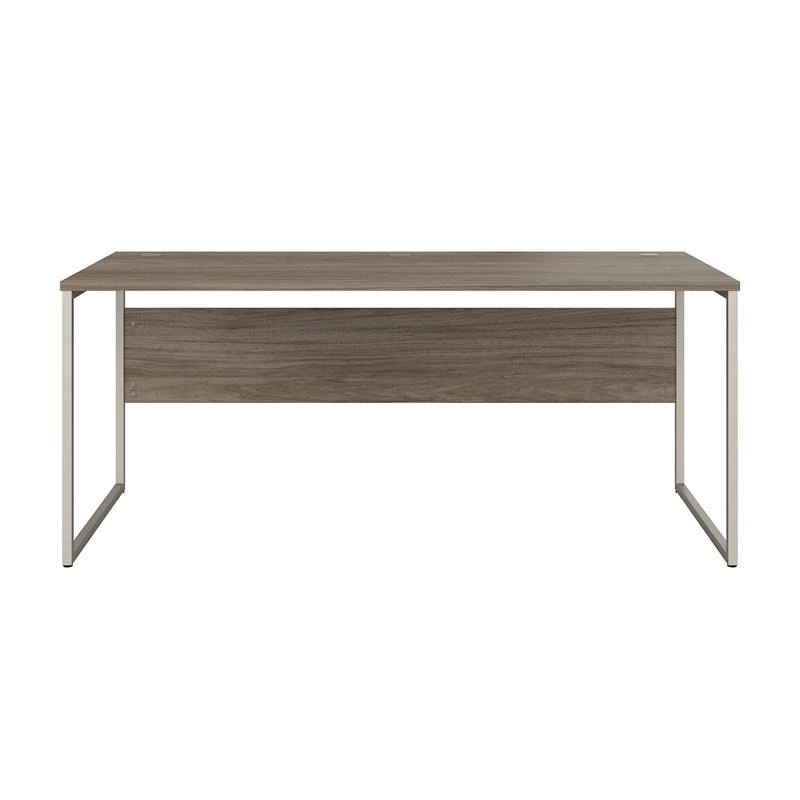 UrbanPro Modern Engineered Wood Computer Table Desk In Hickory Brown 5 UrbanPro Modern Engineered Wood Computer Table Desk In Hickory Brown - Image 3