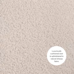 Linon Stella Metal Swivel Chair In Natural And Brown -CYMAX Sales 2594022 21 L