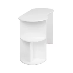 Wright Home Engineered Wood Compact Student Desk With Storage In White -CYMAX Sales 2595864 5 L