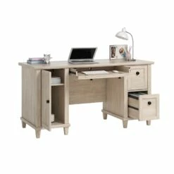 Sauder Hammond Collection Engineered Wood Computer Desk In Chalk Oak 16 Sauder Hammond Collection Engineered Wood Computer Desk In Chalk Oak -CYMAX Sales 2599621 2 L