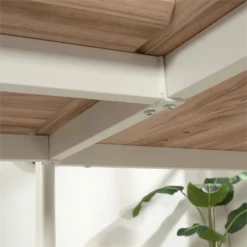 Sauder Bergen Circle Engineered Wood Desk Return 36" In Kiln Acacia/Brown -CYMAX Sales 2604707 5 L