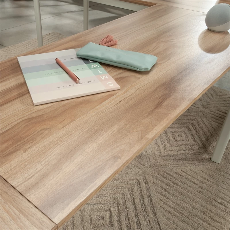 Sauder Bergen Circle Engineered Wood Desk Connector Bridge In Kiln Acacia/Brown 7 Sauder Bergen Circle Engineered Wood Desk Connector Bridge In Kiln Acacia/Brown - Image 5