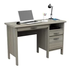 Home Square 2-Piece Set With 2-Drawer Wood Computer Desk & 3 Shelf Bookcase 26 Home Square 2-Piece Set With 2-Drawer Wood Computer Desk & 3 Shelf Bookcase -CYMAX Sales 2607330 6 L