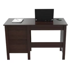 Home Square 2-Piece Set With Writing Desk With Three Drawers & 3 Shelf Bookcase 32 Home Square 2-Piece Set With Writing Desk With Three Drawers & 3 Shelf Bookcase -CYMAX Sales 2607986 14 L