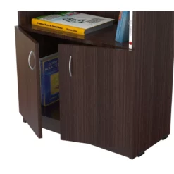 Home Square 2-Piece Set With L-Shaped Computer Desk And 3 Shelf Bookcase -CYMAX Sales 2607994 11 L