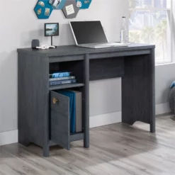 Sauder Dover Edge Engineered Wood Desk In Denim Oak -CYMAX Sales 2608298 5 L