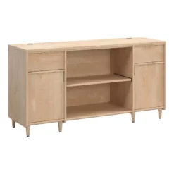 Clifford Place Engineered Wood Credenza In Natural Maple Finish