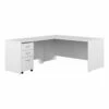 Studio C 66W X 30D L-Shaped Desk With Drawers In Storm Gray - Engineered Wood 2 Studio C 66W X 30D L-Shaped Desk With Drawers In Storm Gray - Engineered Wood -CYMAX Sales 2623546 L