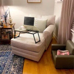 Homycasa Oak Beech Black MDF Computer Laptop -CYMAX Sales 2628368 1 L