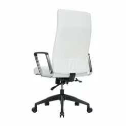 LeisureMod Hilton Modern High Back Leather Conference Office Chair Light Brown -CYMAX Sales 2633321 5 L 2