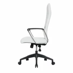 LeisureMod Hilton Modern High Back Leather Conference Office Chair Light Brown -CYMAX Sales 2633321 6 L 2