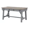 Parker House Americana Modern 60" Traditional Wood Writing Desk In Gray 2 Parker House Americana Modern 60" Traditional Wood Writing Desk In Gray -CYMAX Sales 2634206 L