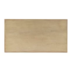 Bowery Hill Traditional Wooden 38" Writing Desk With Storage - Beige -CYMAX Sales 2639384 5 L