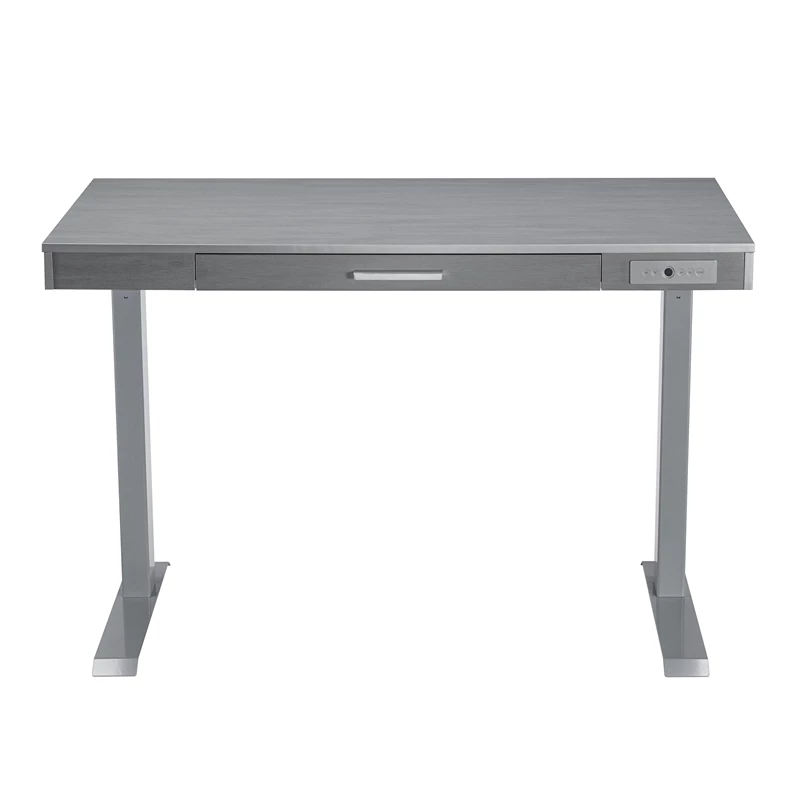 LIVILAND 47 In. Gray Adjustable Desk 3 LIVILAND 47 In. Gray Adjustable Desk