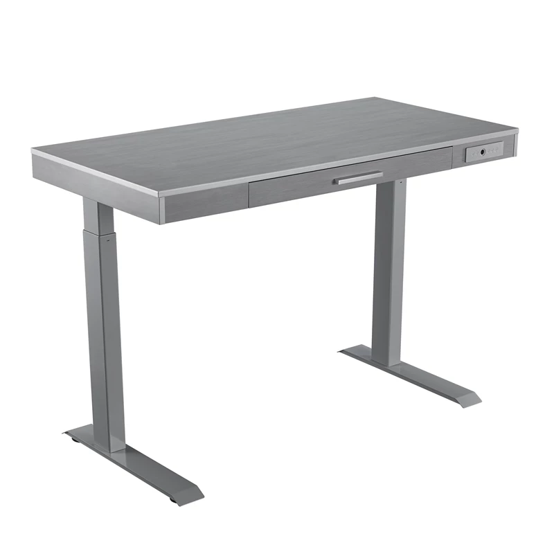LIVILAND 47 In. Gray Adjustable Desk 4 LIVILAND 47 In. Gray Adjustable Desk - Image 2