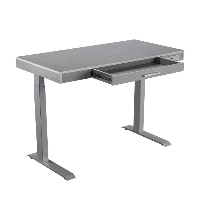 LIVILAND 47 In. Gray Adjustable Desk 5 LIVILAND 47 In. Gray Adjustable Desk - Image 3