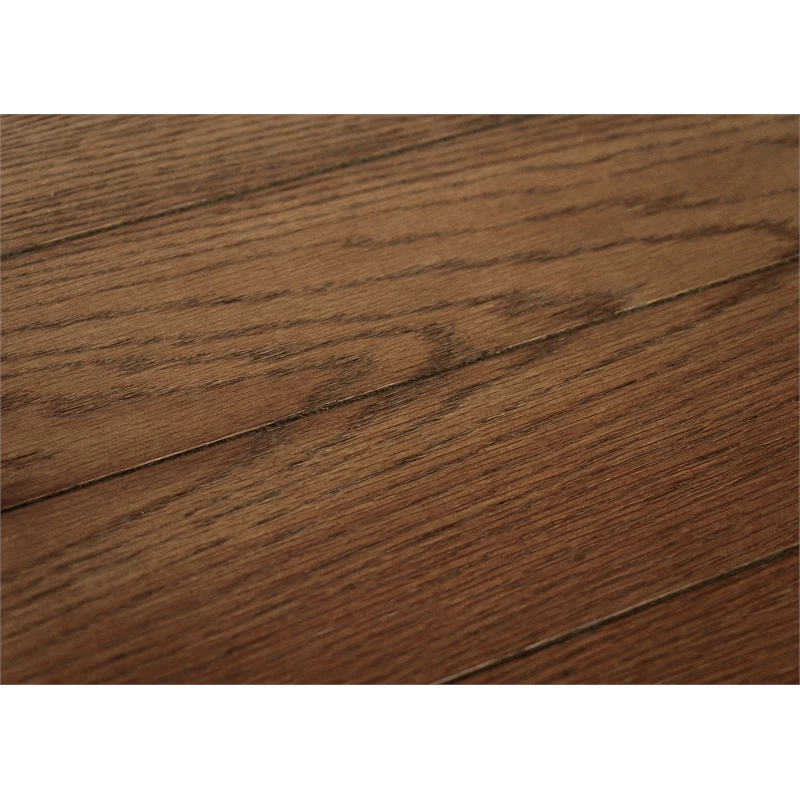 Rustic Half Pedestal Desk Wood Office Writing Table Fully Assembled Brown 14 Rustic Half Pedestal Desk Wood Office Writing Table Fully Assembled Brown - Image 12