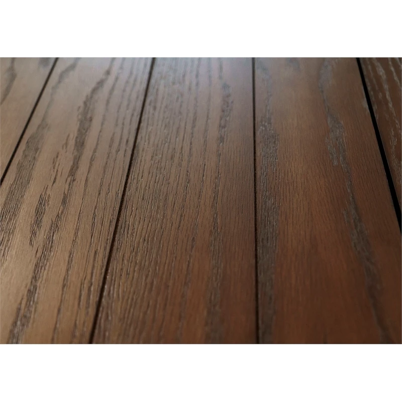 Rustic Wood Electronic Sit/Stand Desk Writing Table Office Storage Brown 6 Rustic Wood Electronic Sit/Stand Desk Writing Table Office Storage Brown - Image 4